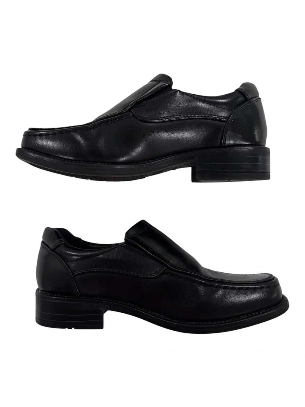 Robert David Lil Tim Black Slip On Dress Shoes Boys Size 12 1/2 M